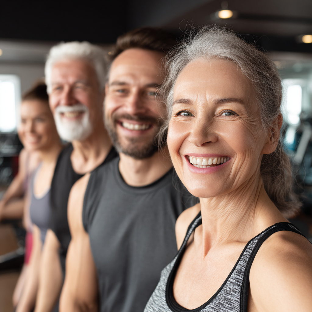 Команда тренерів frunidel - усміхнені молоді чоловіки та жінки європейської зовнішності в спортивному одязі, що демонструють професійність та дружність